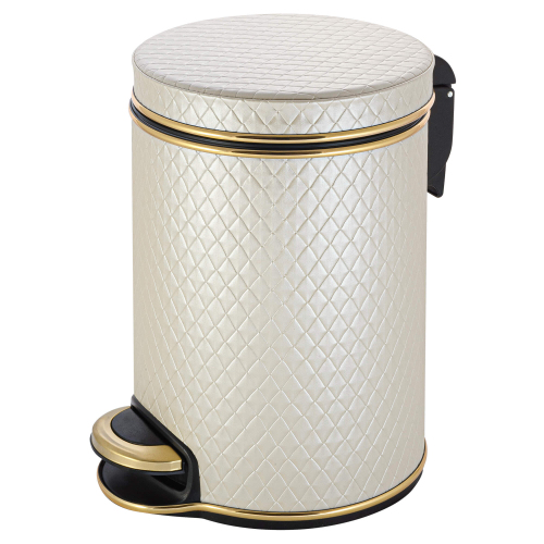 Ведро для мусора золотое 5 л GERALIS V-NCWG-B
