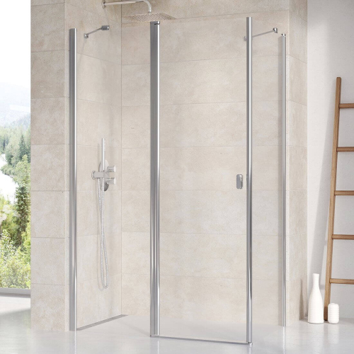 Дверь для душевого уголка Ravak Chrome CRV2 120 профиль хром, стекло прозрачное