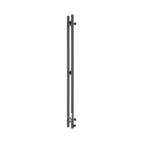 Полотенцесушитель электрический Nika Robe-2 120x10 черный матовый Полотенцесушитель электрический Nika Robe-2 120x10 черный матовый