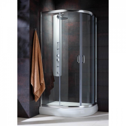 Душевой уголок Radaway Premium Plus 30491-01-06N 100х80 профиль хром, рифленое стекло Душевой уголок Radaway Premium Plus 30491-01-06N 100х80 профиль хром, рифленое стекло