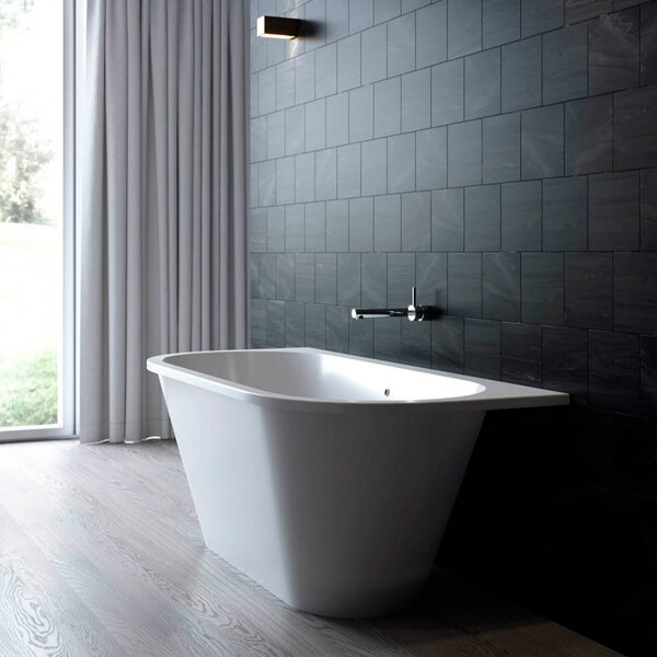 Ванна из искусственного камня HOLBI Galatea 170x80 белая матовая Ванна из искусственного камня HOLBI Galatea 170x80 белая матовая