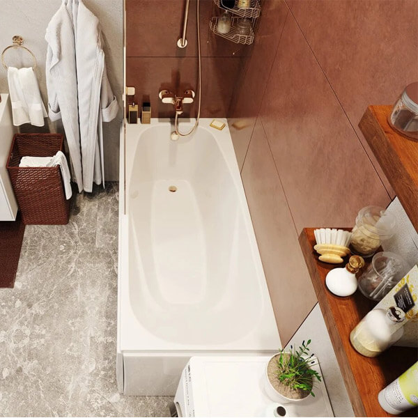 Акриловая ванна Vagnerplast Aronia 160x75 белая, без каркаса Акриловая ванна Vagnerplast Aronia 160x75 белая, без каркаса