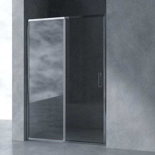 Душевая дверь в нишу AVS Вектор 130 см профиль хром, стекло прозрачное