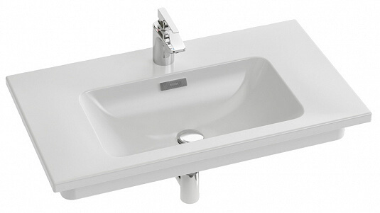 Комплект Тумба 80*46*45 2ящ + Раковина 80*46 Черный лак Madelene JACOB DELAFON