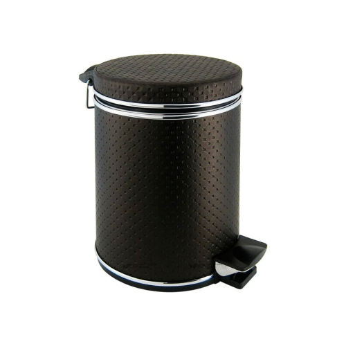 Ведро для мусора черное 5 л ТКФ 05PBLH-9