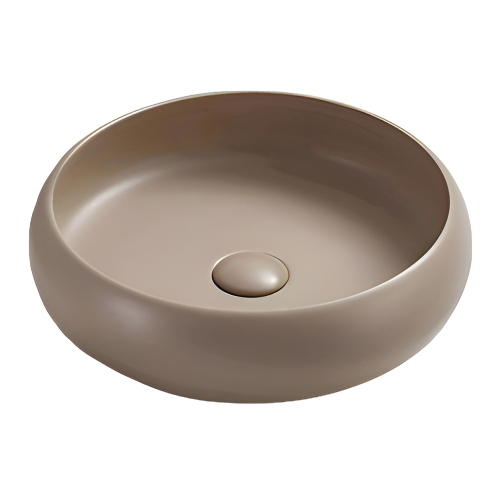 Раковина AVS Мерида 42x42 бежевая матовая