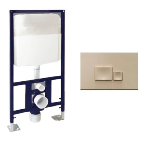 Инсталляция для унитаза + кнопка смыва Axis ISVEA 52AL0102I+54MJ0106I 