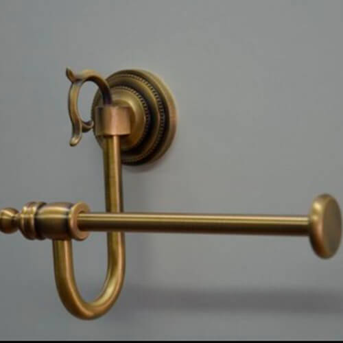 Держатель для туалетной бумаги Classic Retro R-1 бронза