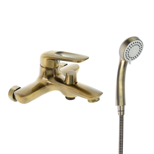 Смеситель для ванны с душем Accoona A6316C античная бронза