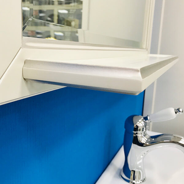 Зеркало с полкой 800х1000 Альбион Caprigo 10331-В077