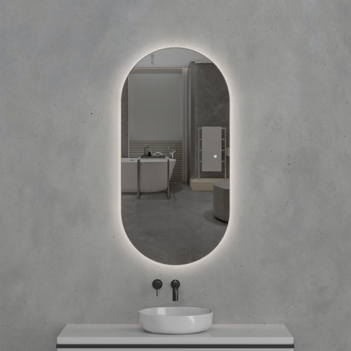 Зеркало с подсветкой AVS Гарда 60x120 см, ИК-датчик