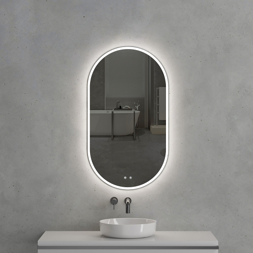 Зеркало с подсветкой AVS Агния 55x100 см, антипар