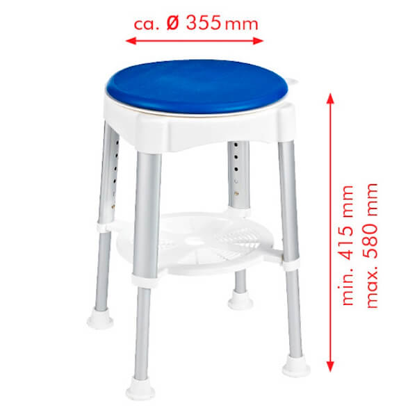 Стул для душа поворотный Ridder А0050401