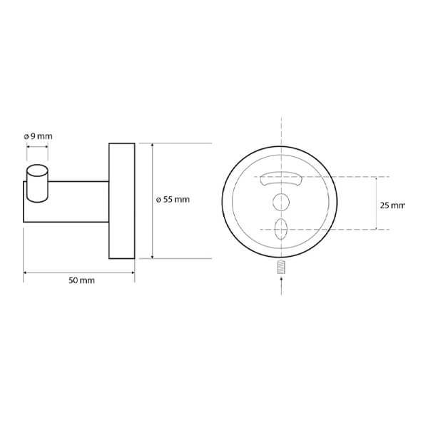 Крючок White Bemeta 104106034