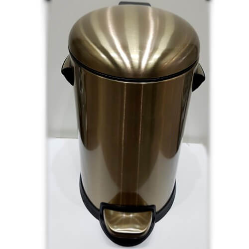 Ведро для мусора бронзовое 8 л CLASSIC NR-25(8)