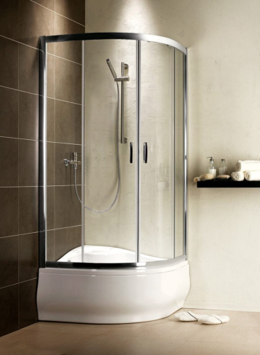 Душевой уголок Radaway Premium Plus 30411-01-01N 80х80 профиль хром, прозрачное стекло Душевой уголок Radaway Premium Plus 30411-01-01N 80х80 профиль хром, прозрачное стекло