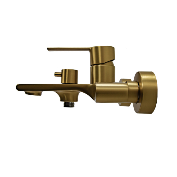 Смеситель для ванны и душа AVS Elegant брашированное золото