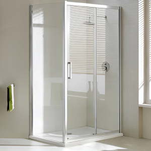 Душевой уголок AVS Квант 110x90 профиль хром, стекло прозрачное