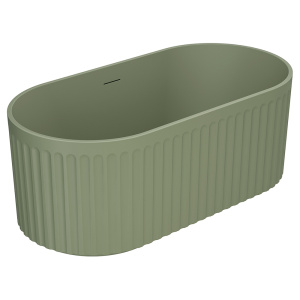 Акриловая ванна AVS Олимпия 170x75 оливковая темная матовая, c донным клапаном