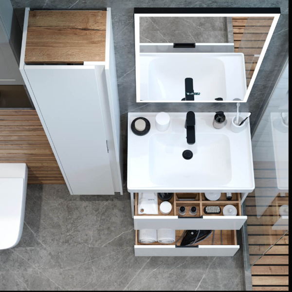 Тумба с раковиной Briz Вена 239 03-18060-15Н 60 см