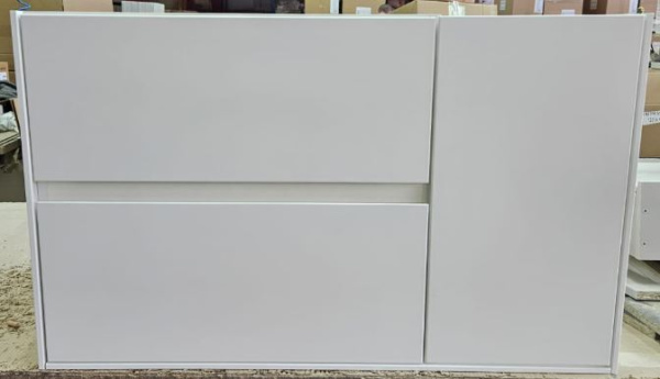 Тумба 900 подвес 2ящ+1 дв + Раковина 03 Эмаль Белый гл ВЕРНИСАЖ AVS