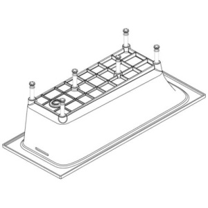Ванна из искусственного камня Jacob Delafon Elite Flight 170x75 белая с ножками и экраном