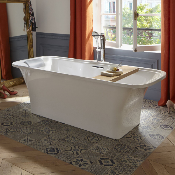 Смеситель напольный Avid Jacob Delafon E97367-CP+97904D-NF