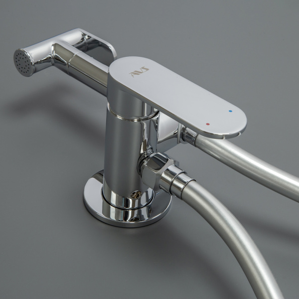 Гигиенический душ со смесителем AVS Beauty хром