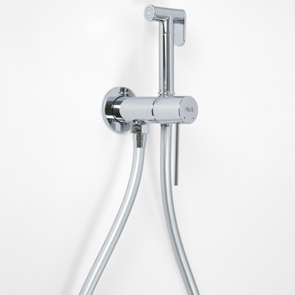 Гигиенический душ со смесителем AVS Slimmer хром