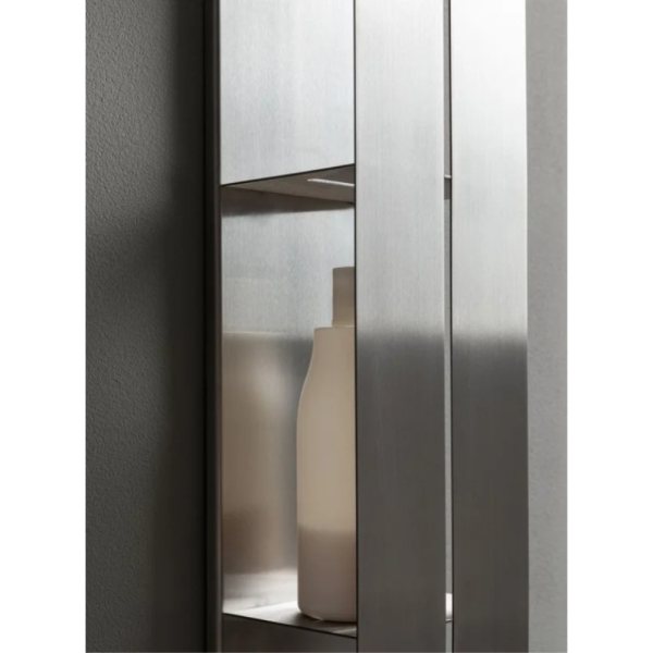 Полка Aquanet Магнум Н 334114 брашированная сталь