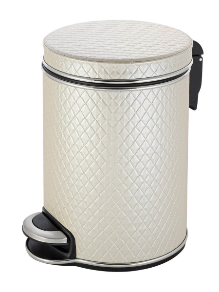 Ведро для мусора бежевое 5 л GERALIS V-NCLH-B
