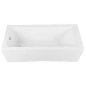 Акриловая ванна Aquanet Bright 165x70 белая, c каркасом и экраном