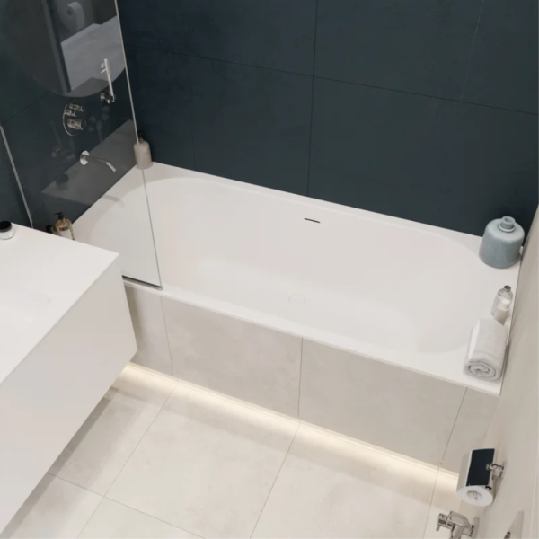 Ванна из искусственного камня Kupala Lono 180x80 белая матовая, с ножками и донным клапаном Ванна из искусственного камня Kupala Lono 180x80 белая матовая, с ножками и донным клапаном