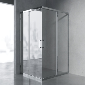 Душевой уголок AVS Куб 120x80 профиль хром, стекло прозрачное
