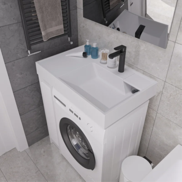 Раковина над стиральной машиной Madera Vega 80 белая