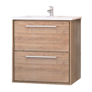 Тумба с раковиной 60 подвесная Frame RAVAL Fra.01.60/P/DT+QDR60SLWB01