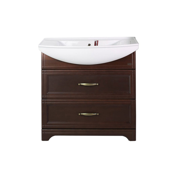 Тумба с раковиной ASB Wood Line Берта 85 антикварный орех