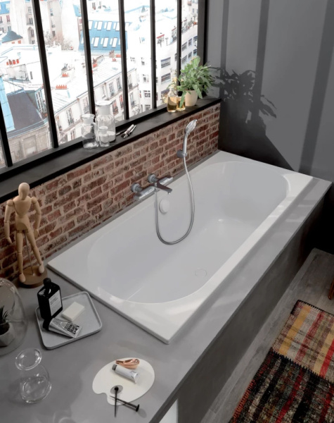 Ванна из искусственного камня Jacob Delafon Flight Elite Odeon Rive Gauche 170x75 белая Ванна из искусственного камня Jacob Delafon Flight Elite Odeon Rive Gauche 170x75 белая