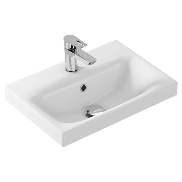 Тумба с раковиной Aqwella Smart SRT0105BS белая