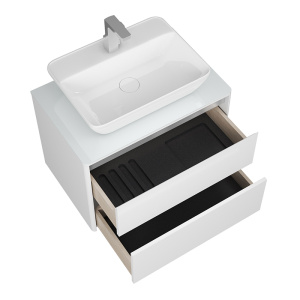 Тумба 700 2ящ + Пенал Белый мат Hanna DIBORG Тумба 700 2ящ + Пенал Белый мат Hanna DIBORG