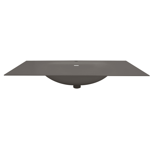 Раковина ZOV Oliveeka M115B100 100x46 темно коричневая матовая