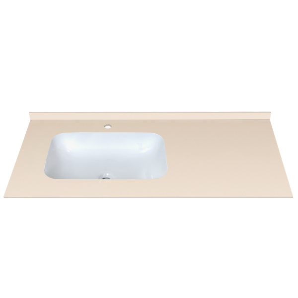 Раковина мебельная AVS Шарм 120x56 L белая/кремовая