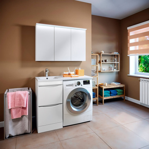 Тумба с раковиной Runo Орион 00-00000145+00-00001119 105 левая