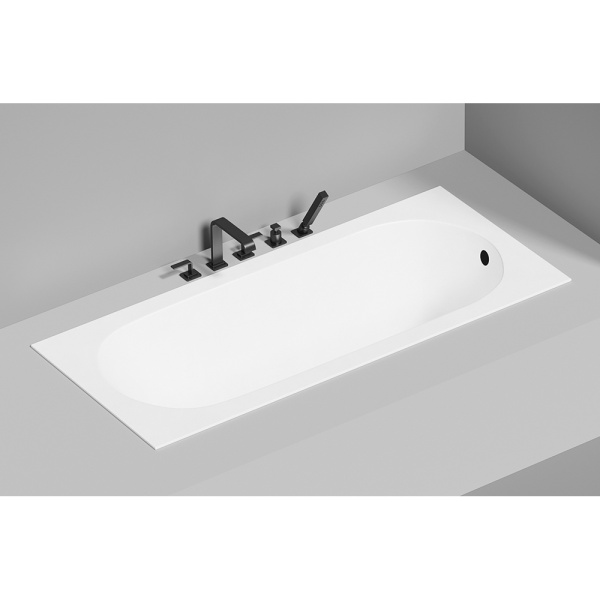 Ванна из искусственного камня Salini Ornella S-Stone 170x75 белая матовая с ножками Ванна из искусственного камня Salini Ornella S-Stone 170x75 белая матовая с ножками