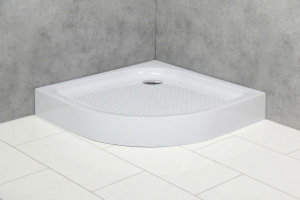 Поддон для душа BelBagno Tray 90x90 белый, четверть круга, акрил, с сифоном Поддон для душа BelBagno Tray 90x90 белый, четверть круга, акрил, с сифоном