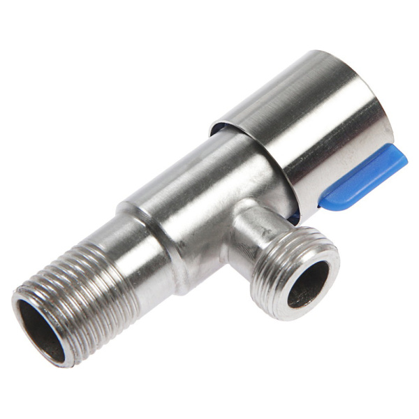 Кран угловой Accoona A473C-4 M1/2*1/2 синий