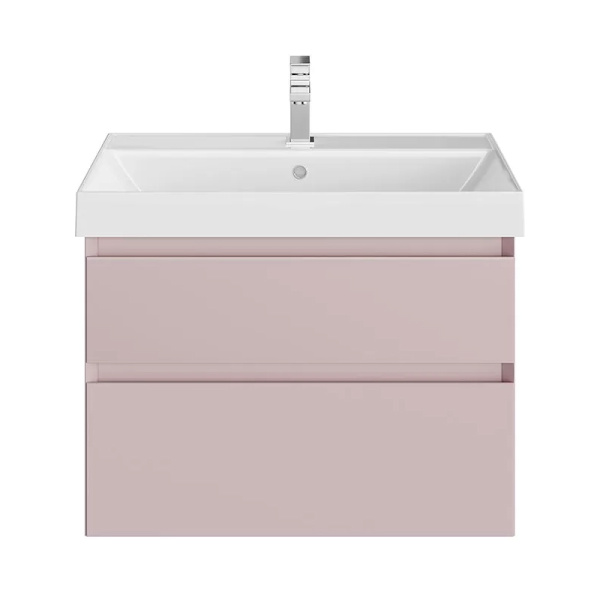 Тумба 700 2ящ + Раковина Мальва мат Cubo KERAMA MARAZZI