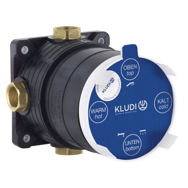 Смеситель для ванны и душа Kludi Balance 526509175+88011 белый