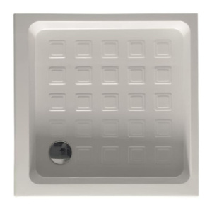 KERASAN Retro поддон угловой квадратный 90х90см, диаметр слива 90, цвет белый