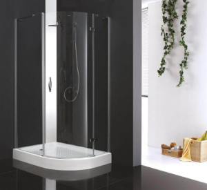 Душевой уголок Cezares Bergamo BERGAMO-W-RH-1-120/100-ARCO-C-Cr-R-IV 120x100 профиль хром, прозрачное стекло